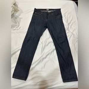 Naked and Famous Left Hand Twill Super Skinny Guy Raw Selvedge Denim